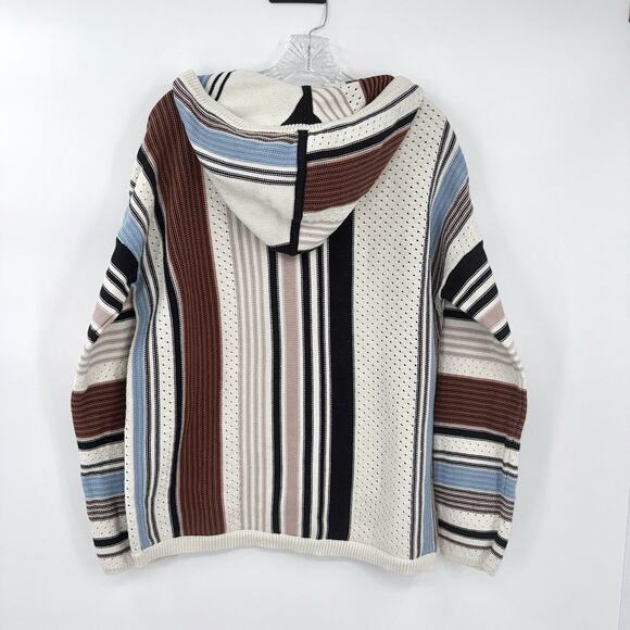 Tory Burch Multicolor Striped Hoodie - Picture 2 of 8